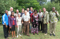 Group photo with the participants of the Slaty Egret workshop