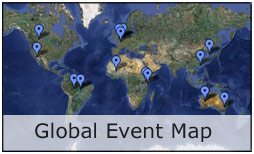 Click to see the map with the registered events all over the world !