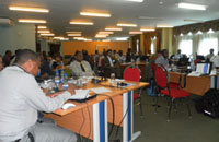 Meeting participants in Entebbe. Photo: Evelyn Moloko, UNEP/AEWA Secretariat