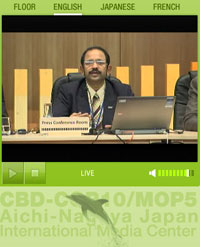Click to view the press conference launching "State of the World's Waterbirds" on 21 October 2010 at CBD COP in Nagoya, Japan (On Demand Webcast)