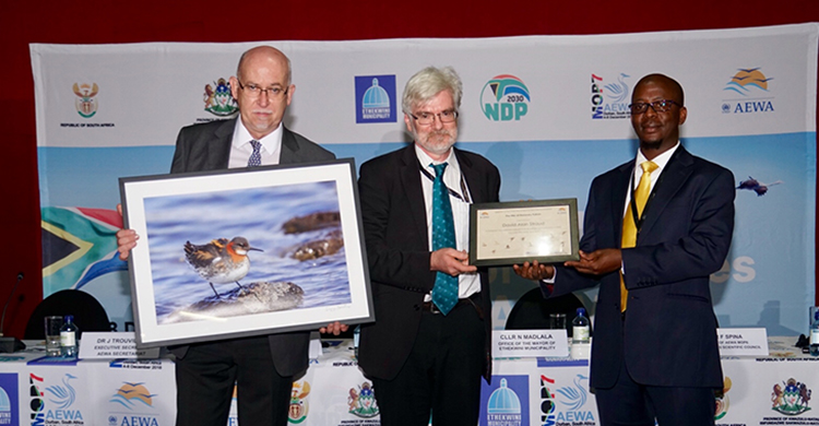 British Ornithologist Declared Honorary Patron of UN Waterbird Agreement