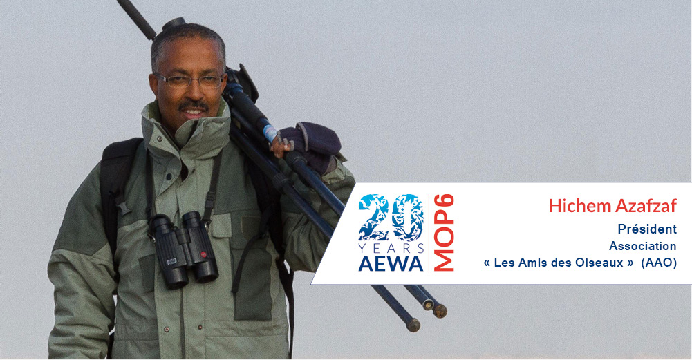 Hichem Azafzaf, Chair, Association “Les Amis des Oiseaux” (AAO)