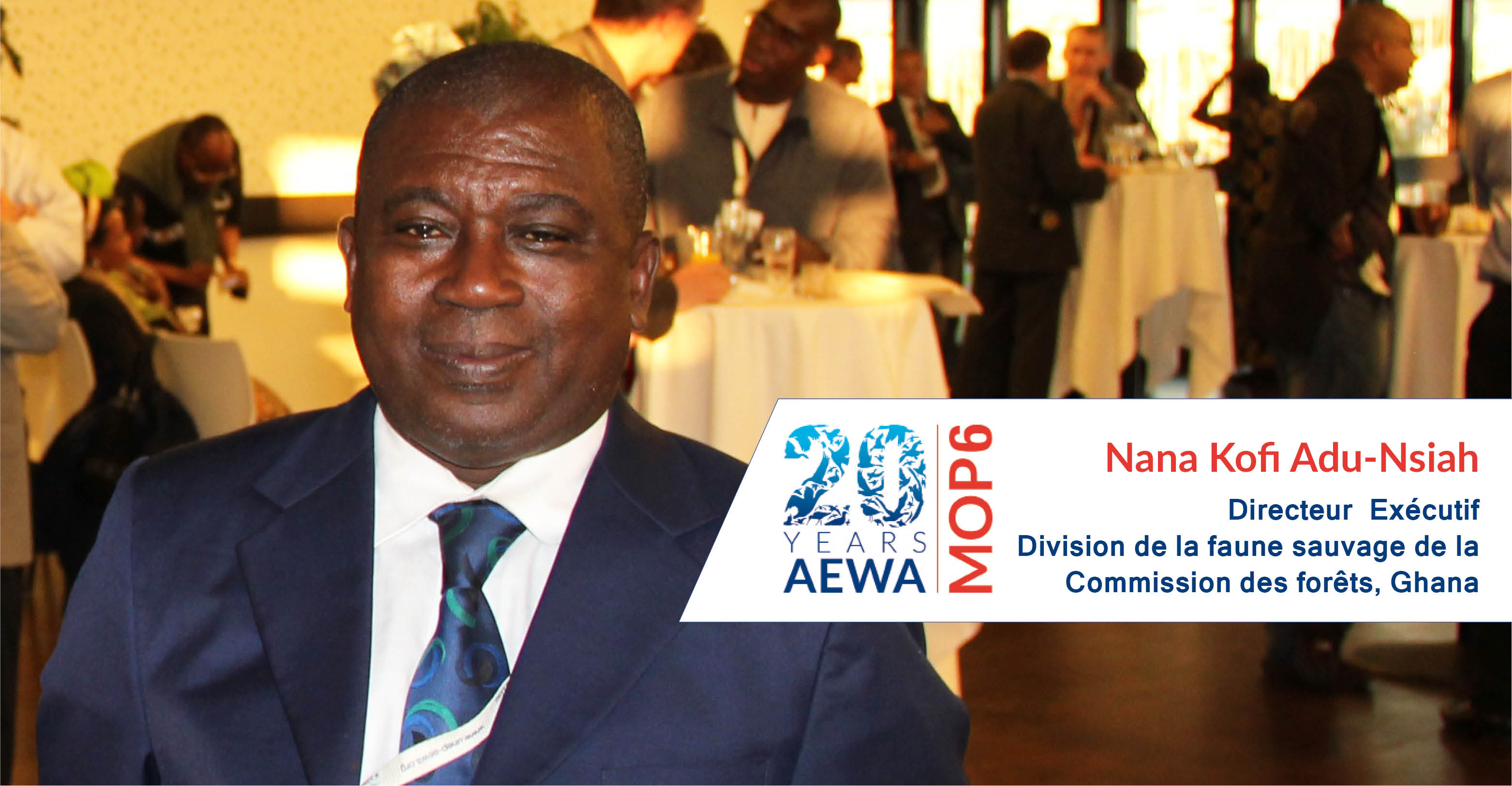 Nana Kofi Adu-Nsiah, Executive Director, Wildlife Division of the Forestry Commission, Ghana © Marie-Therese Kaemper 