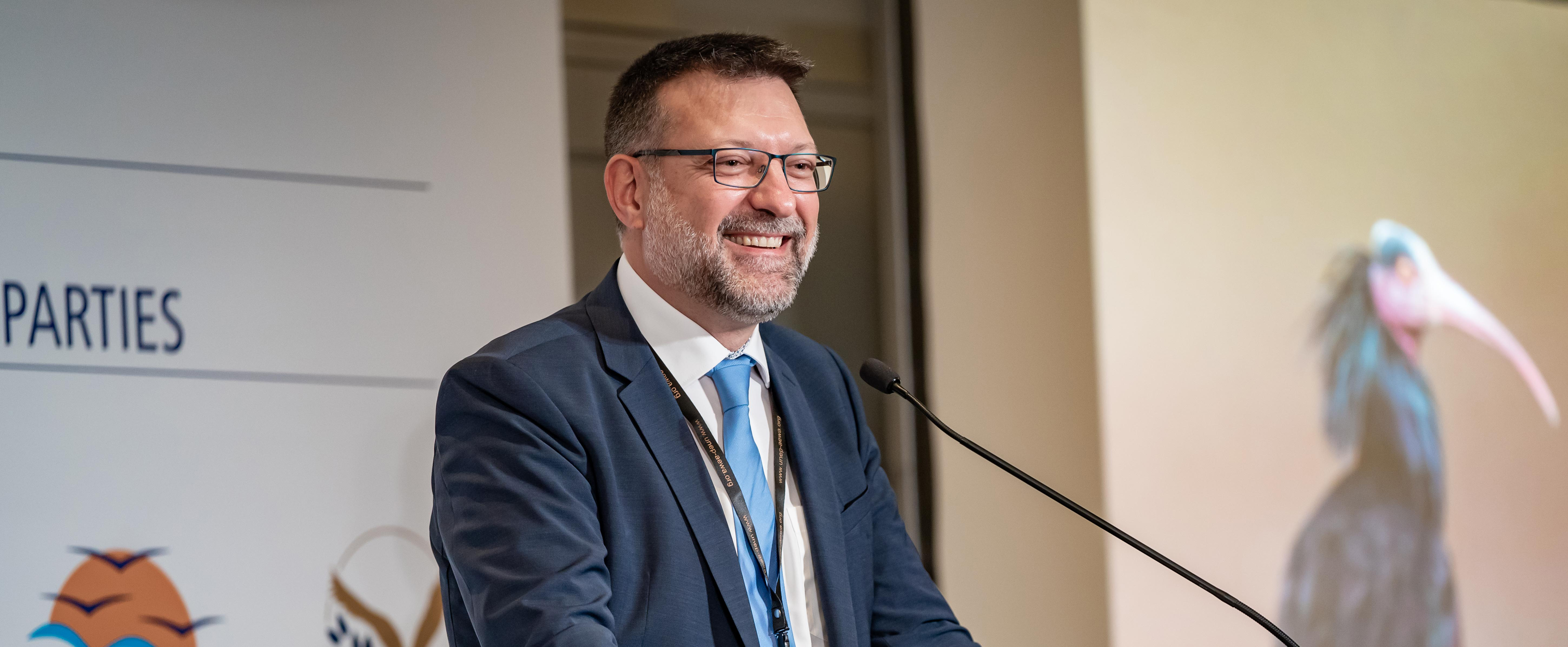 Sergey Dereliev Appointed as AEWA Acting Executive Secretary