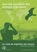 L'affiche Journée Mondiale des Oiseaux Migrateurs 2014