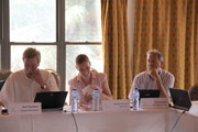 Nick Davidson (Ramsar Secretariat), Patricia Cremona (UNEP-WCMC), Borja Heredia (UNEP/CMS Secretariat)  (Photo: © Marie-Therese Kämper UNEP/AEWA)