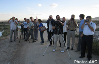 Bird field trip at Lake of Tunis (Photo: © AAO)
