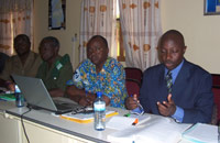 Presentation by workshop participant