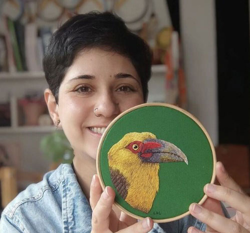 Luísa Lacerda - The artist behind the artwork on the World Migratory Bird Day 2026 Global Poster