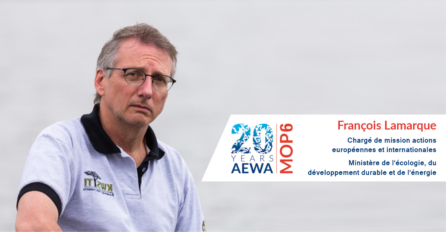 François Lamarque, Chargé de mission pour les actions européennes et internationales en faveur de la faune et de la flore sauvage, Ministère de l'écologie, du développement durable et de l'énergie, France © Sergey Dereliev 