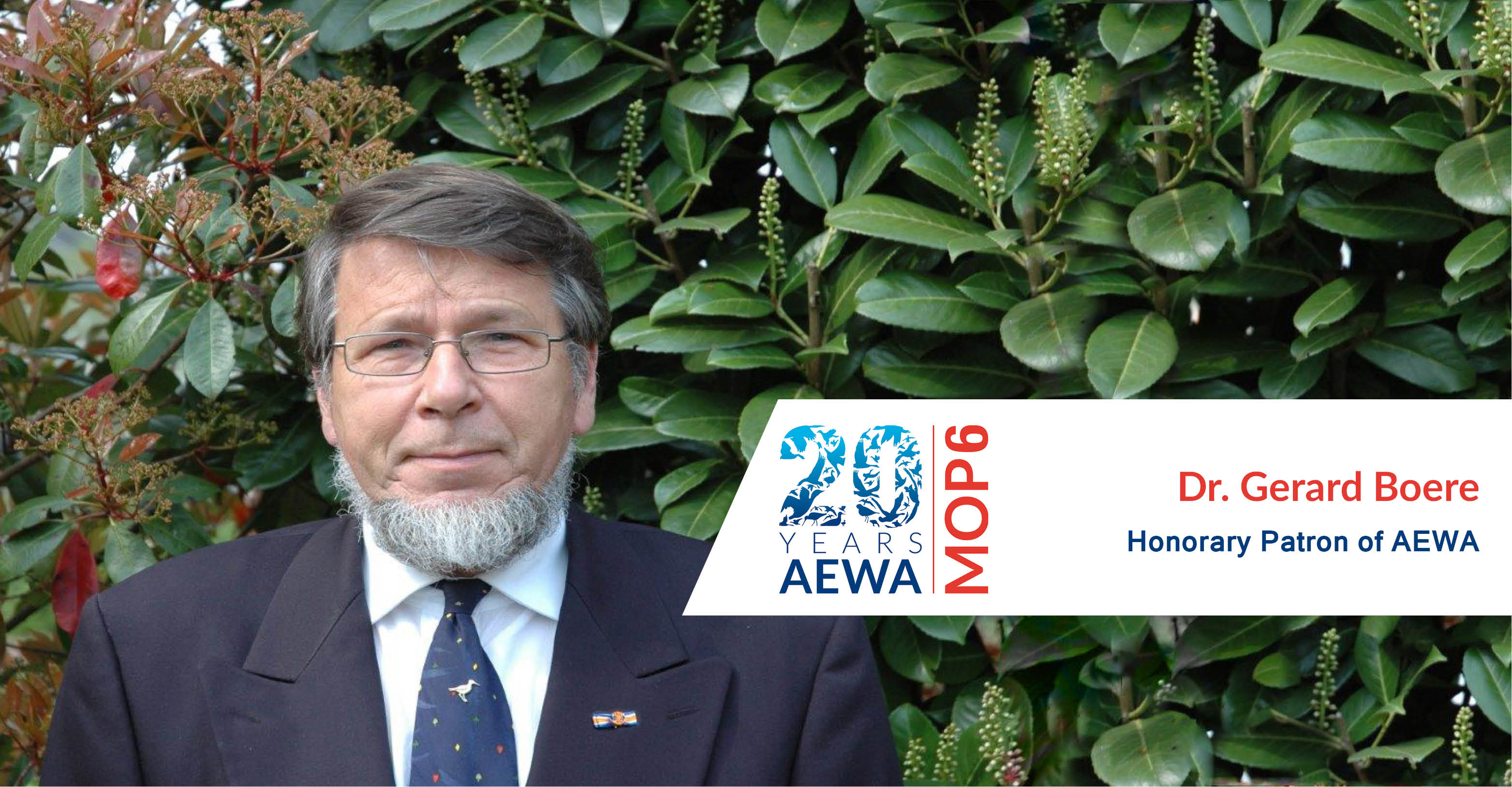 Dr. Gerard C. Boere, Honorary Patron of AEWA 