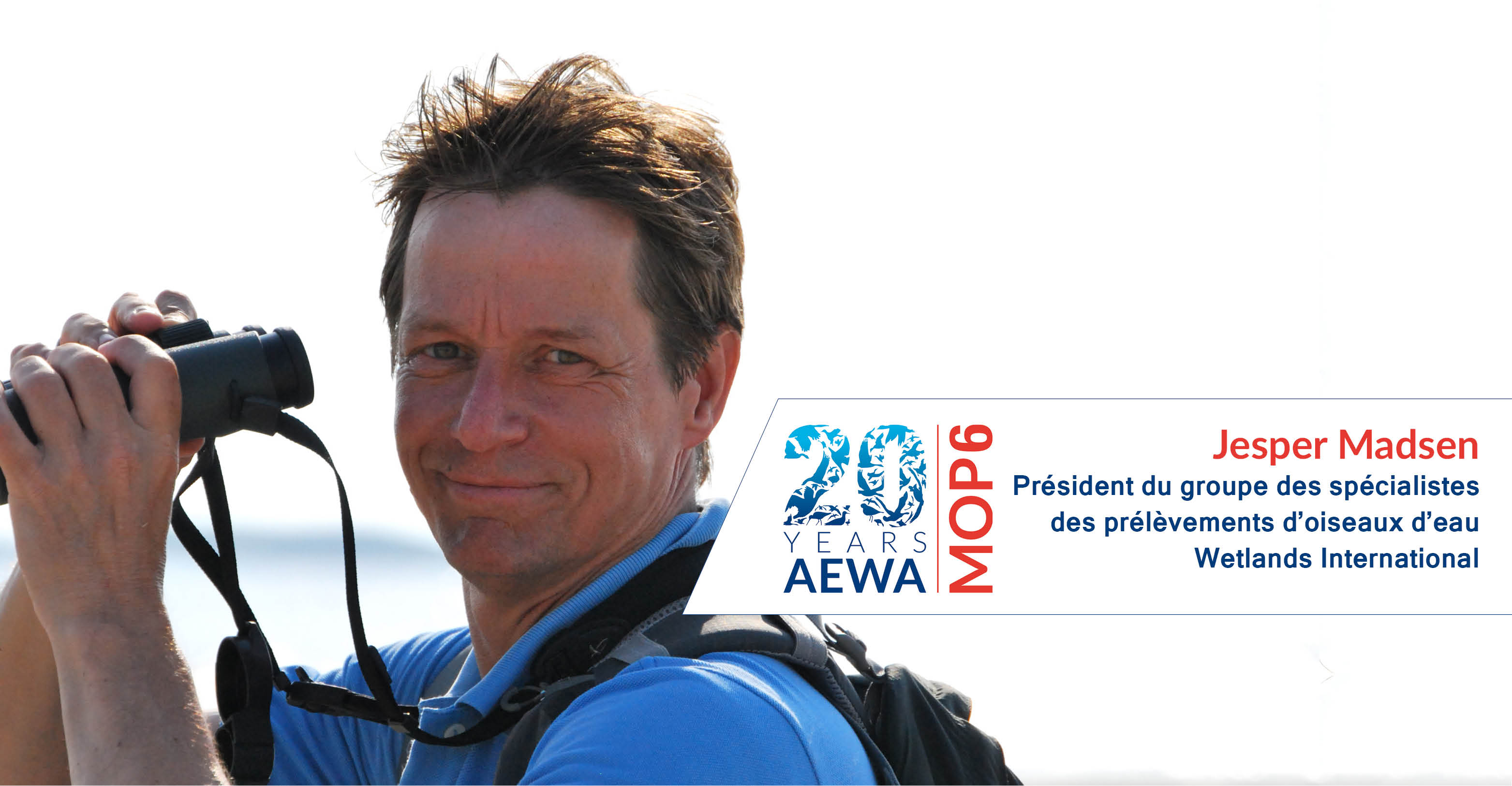 Jesper Madsen, Président du groupe des spécialistes des prélèvements d’oiseaux d’eau, Wetlands International 