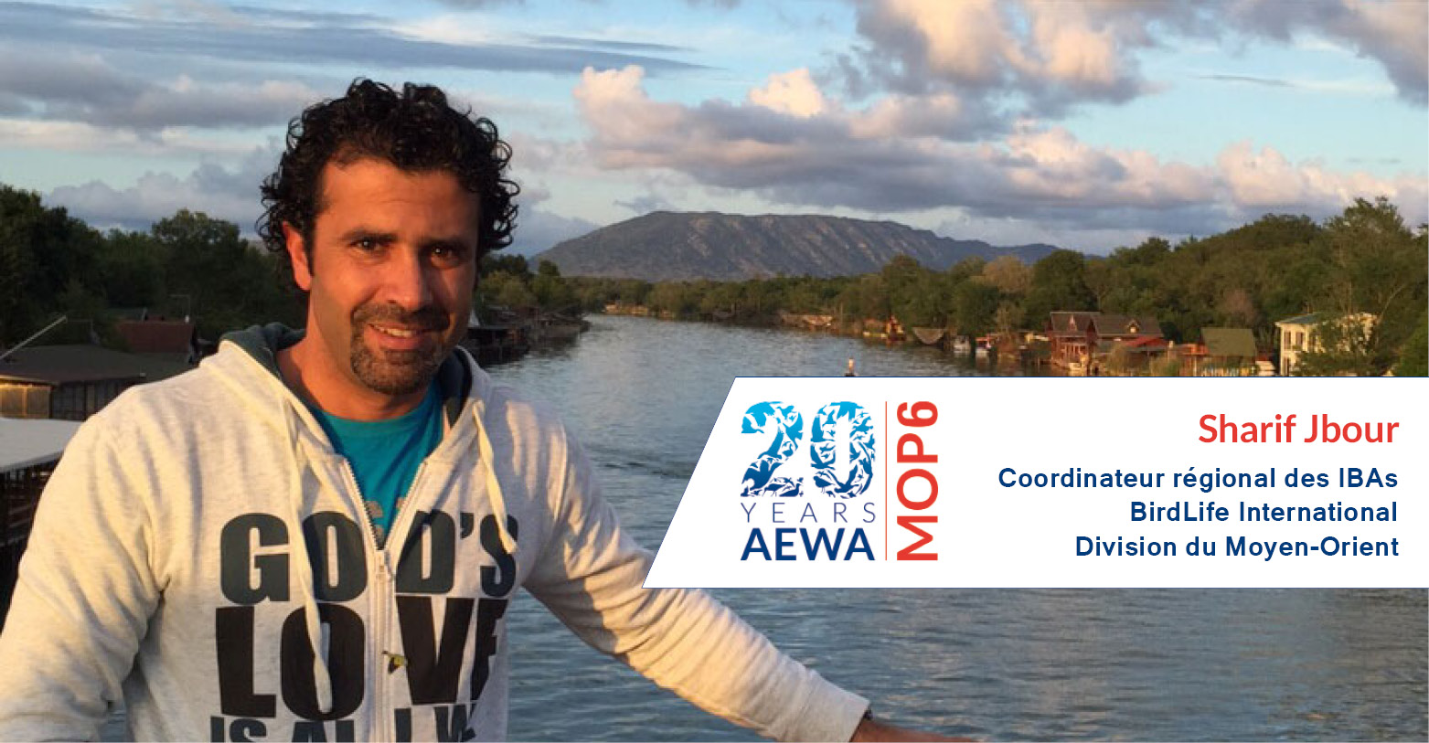 Sharif Jbour, Coordinateur régional des IBAs, BirdLife International, Division du Moyen-Orient © BirdLife International