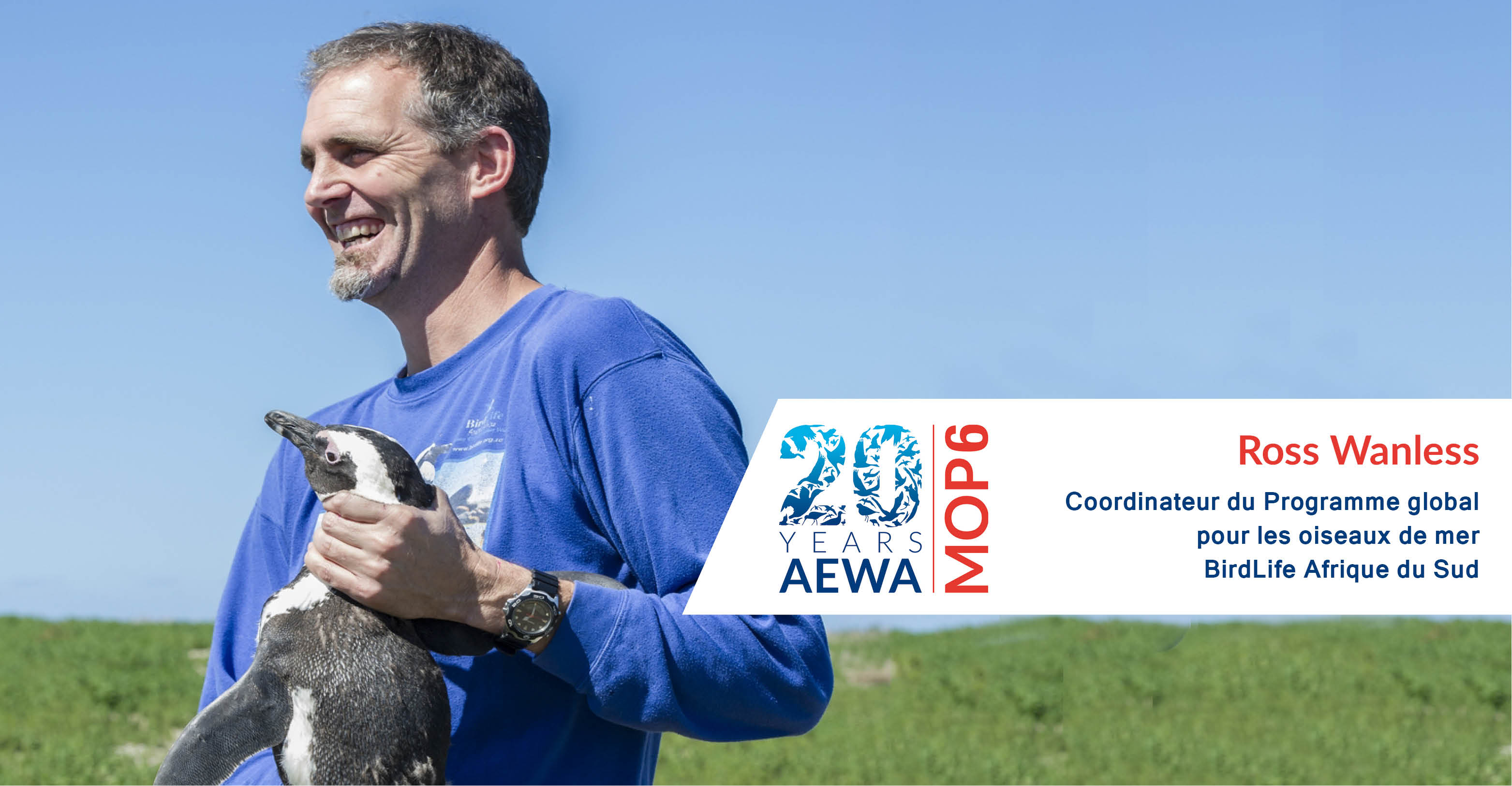 Dr Ross Wanless, Coordinateur du Programme global  pour les oiseaux de mer, BirdLife Afrique du Sud