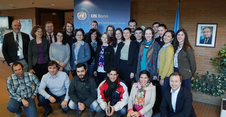Klaus Töpfer Fellowship Scholars and Staff of the CMS Family © Aydin Bahramlouian, UNEP/CMS