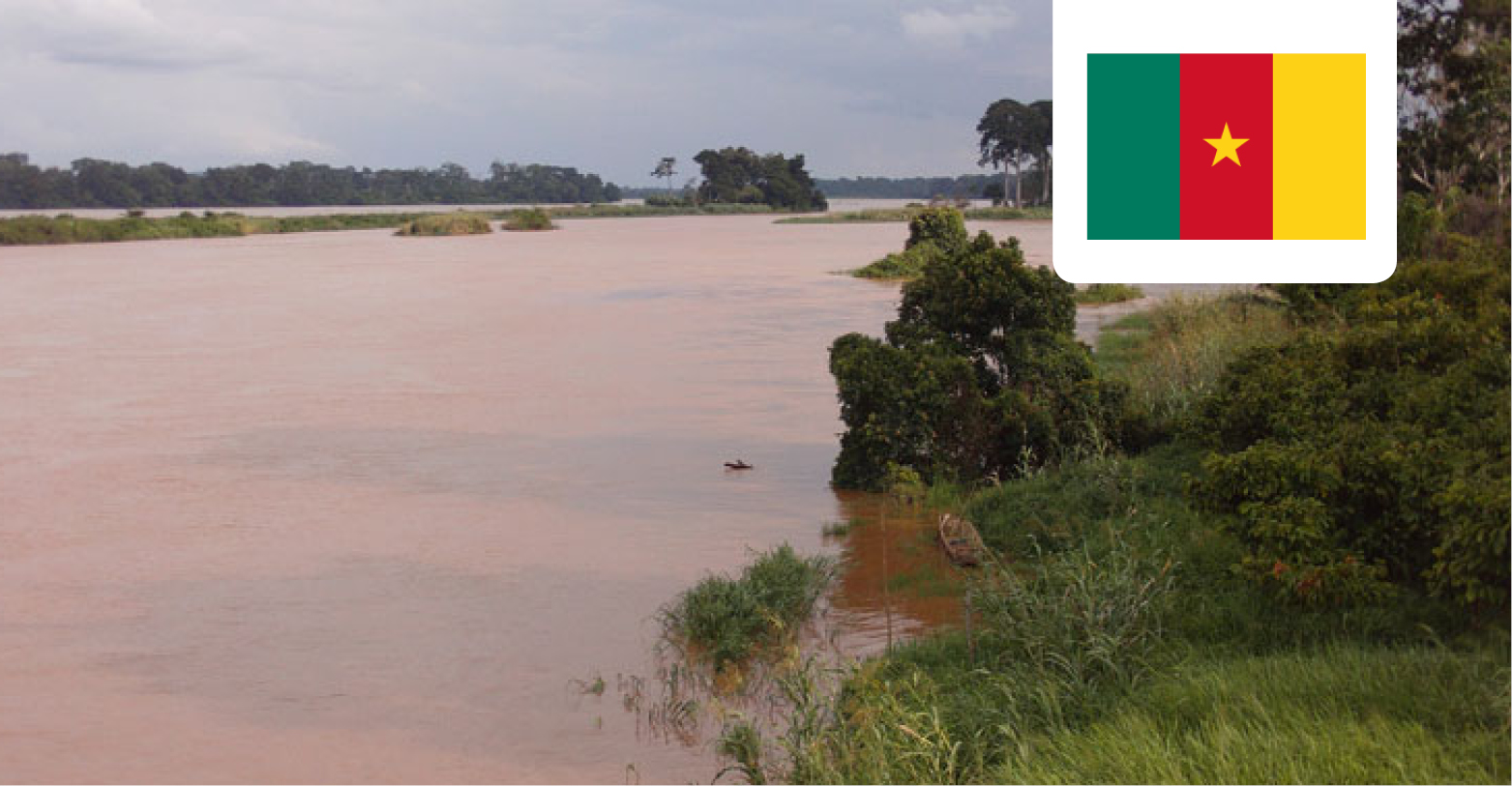 Sanaga Mbam Rivers, Cameroun © UJung (Own work) [CC BY-SA 3.0 (http://creativecommons.org/licenses/by-sa/3.0)], par le biais de Wikimedia Commons