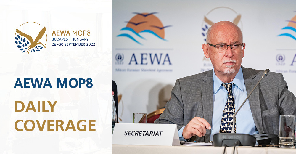 AEWA MOP8 Daily Coverage for Friday, 30 September 2022