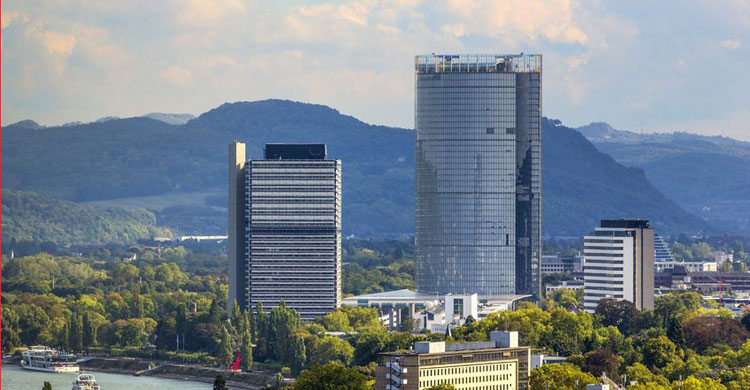 Vue aérienne de Bonn, ancienne capital de l’Allemagne © Clipdealer.com
