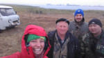 ACBK and Stirling University colleagues in the field © Isabel Jones (Stirling University)